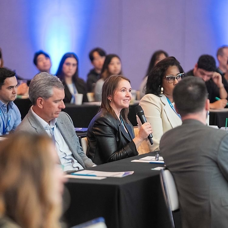 Audience at a conference
